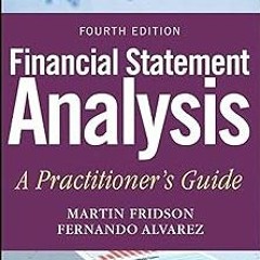 get [PDF] Financial Statement Analysis: A Practitioner's Guide