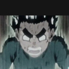 I just trained harder then Neiji-Rock Lee