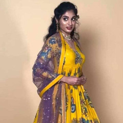 PC 474 Yellow New Kalamkari Gown