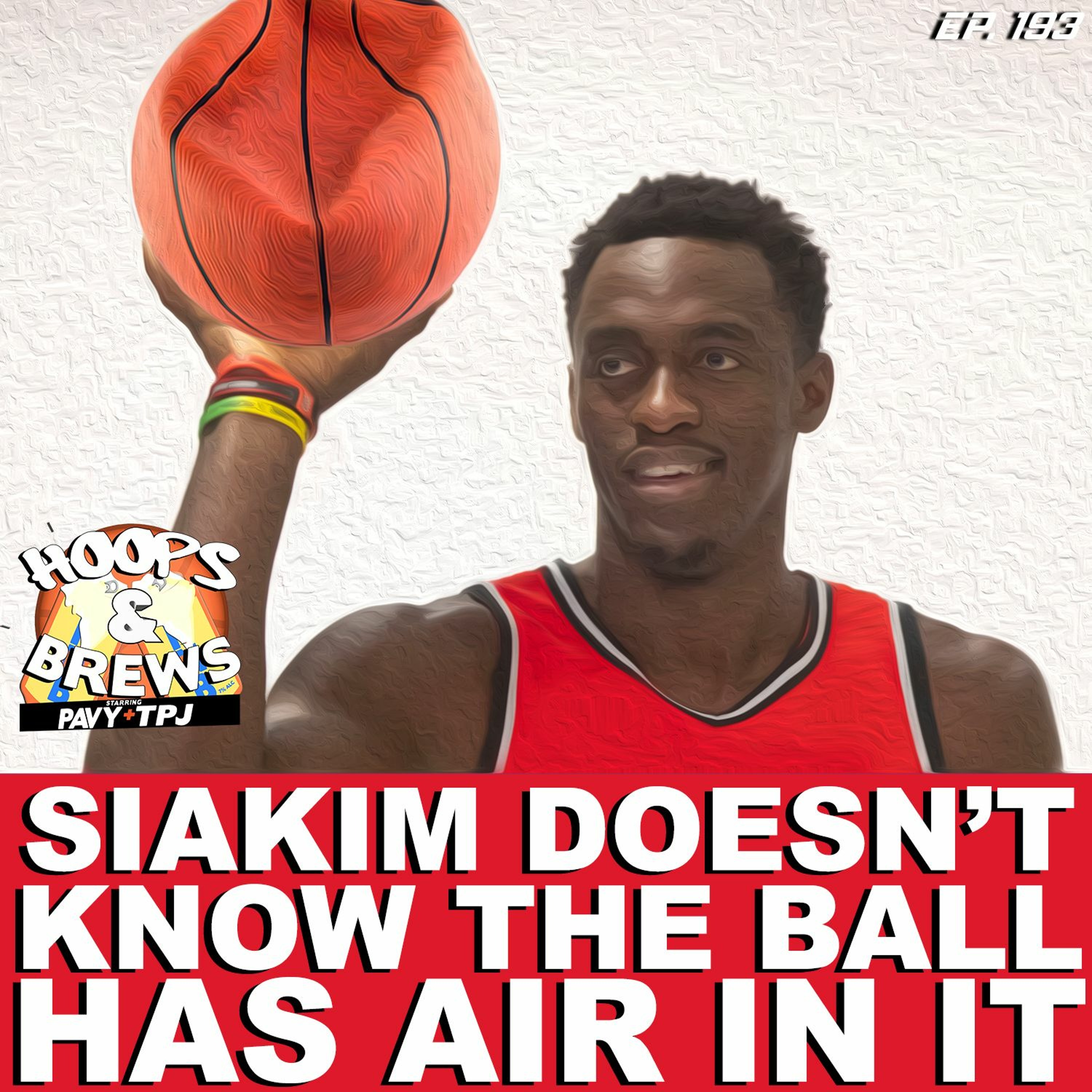 #HoopsNBrews 193: "Siakim Doesn't Know The Ball Has Air In It" | GUEST: Ricky G (@jrrichardgoodman) episode artwork