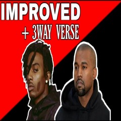 Playboi carti ft. Kanye West - Go2DaMoon (Better & Improved + 3way verse)