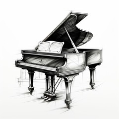 Study Pattern Quest: A Raw Piano Exploration