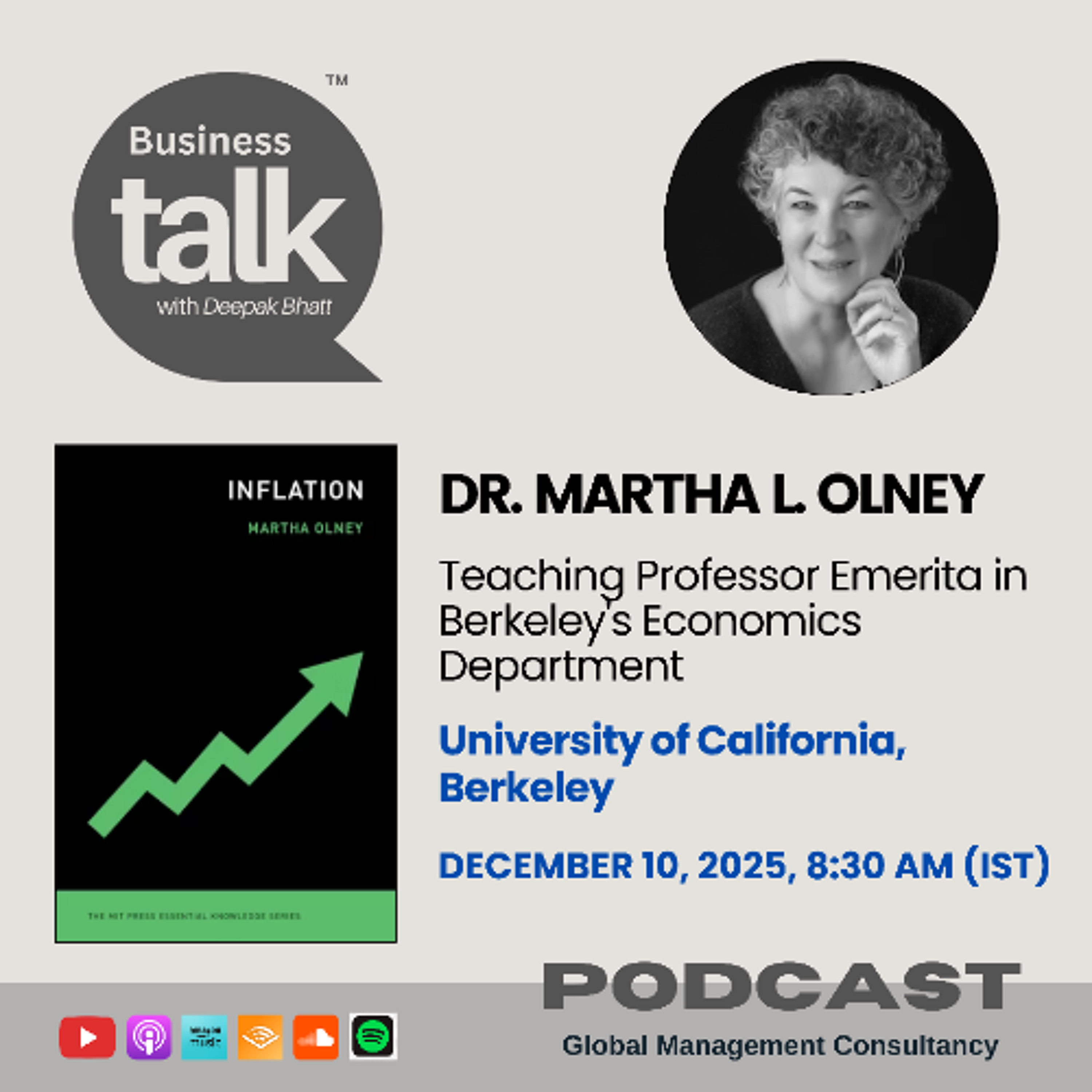How Inflation Works - Insights from UC Berkeley Economist Dr. Martha Olney episode artwork