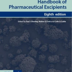 free EBOOK 📥 Handbook of Pharmaceutical Excipients by  Paul J Sheskey,Walter G Cook,