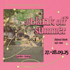 ://blank off summer