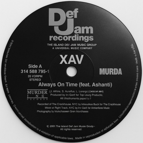 Xav - Always On Time