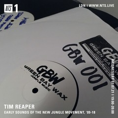 Tim Reaper On NTS Radio - 7th July 2021 (Early Sounds Of The New Jungle Movement, 09-18)