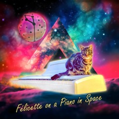 Félicette on a Piano in Space