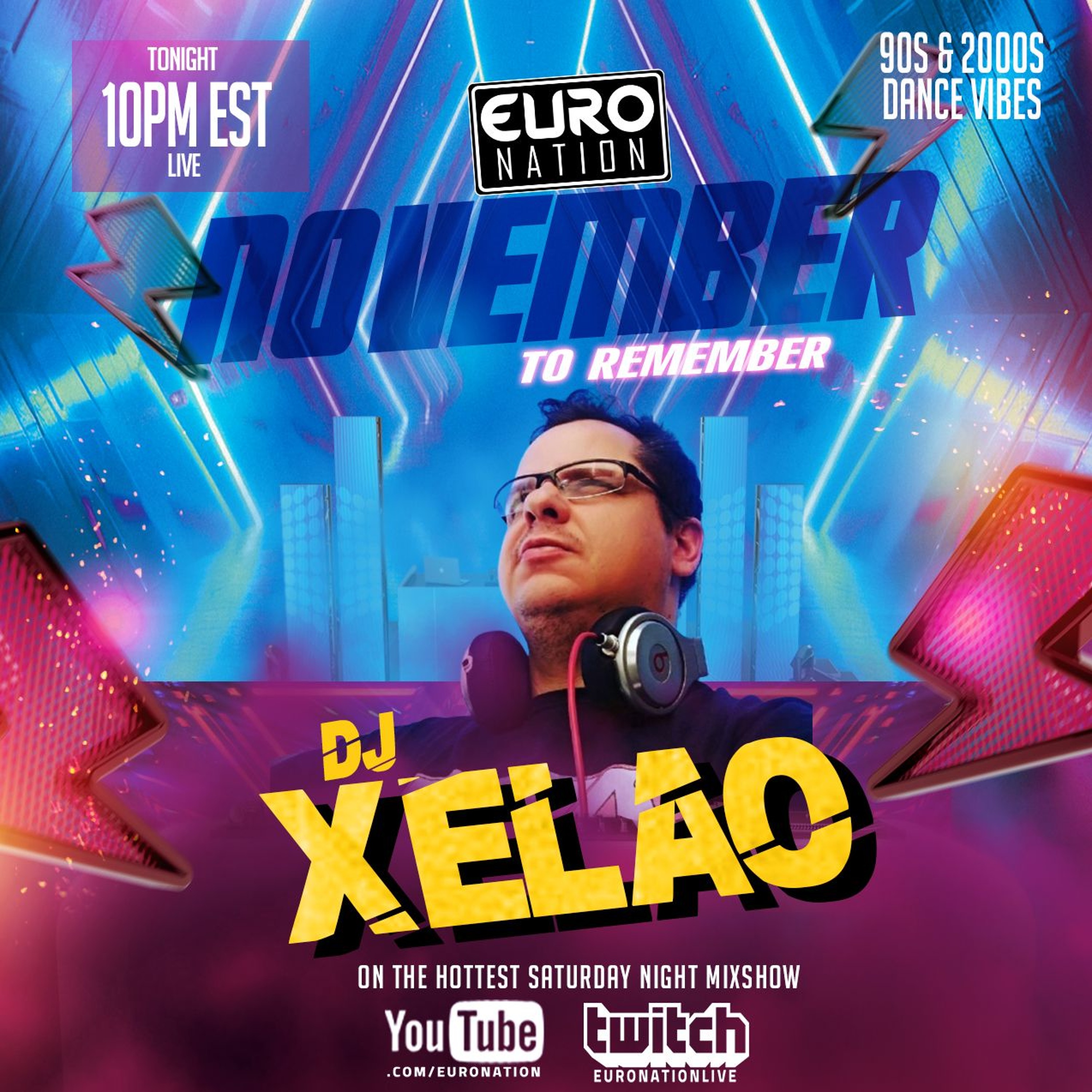 Euro Nation | 90s EuroDance Mixed By DJ Xelao (November 2, 2024) episode artwork