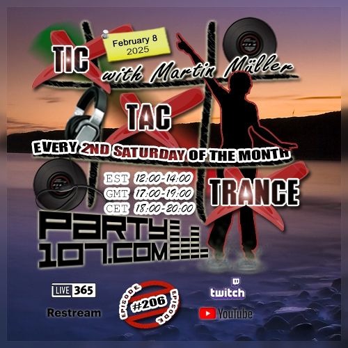 Tic Tac Trance 206 with Martin Mueller (February 8 2025)
