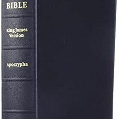 )* KJV Cameo Reference Bible with Apocrypha, Black Calfskin Leather, Red-Letter Text, KJ455:XRA