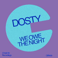 DOSTY- We Owe The Night (Original Mix)