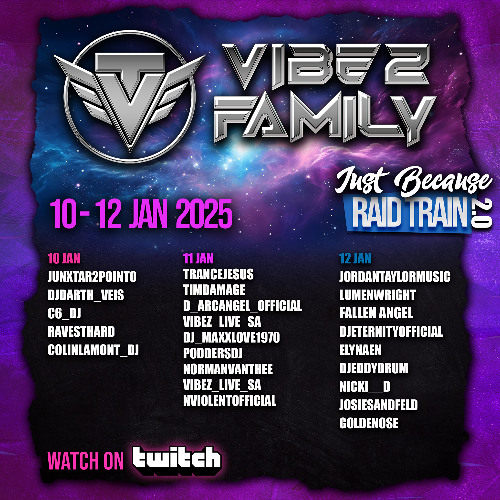 Fallen Angel @ Live Vibez Family Twitch Raid 2.0, United States 2025-01-12