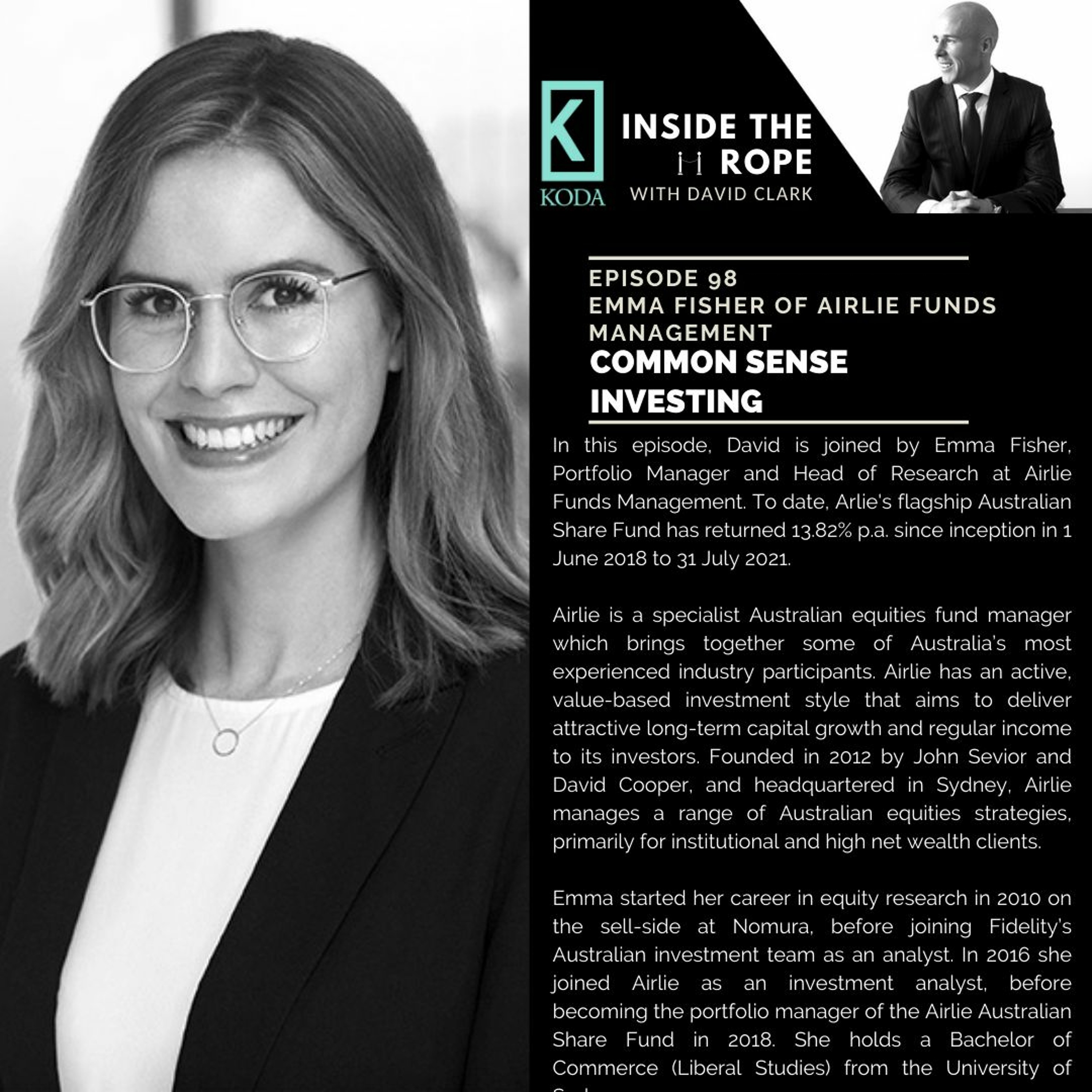 Ep 98: Emma Fisher - Common sense investing