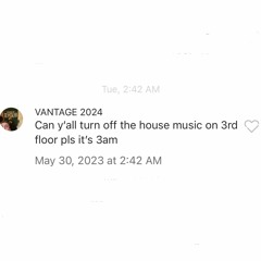 turn off the house music