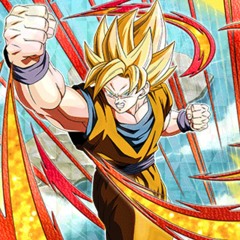 Dragon Ball Z Dokkan Battle- LR TEQ Super Saiyan Goku/Super Saiyan Vegeta (Angel)Reversible Exchange