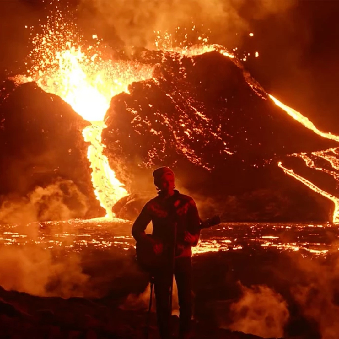 KALEO - Skinny (LIVE Performance from Fagradalsfjall Volcanic Eruption)