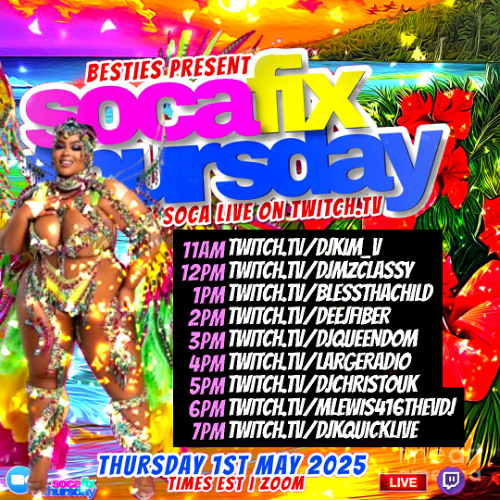 May 01 - The Stanman Live On SOCA FIX THURSDAYS
