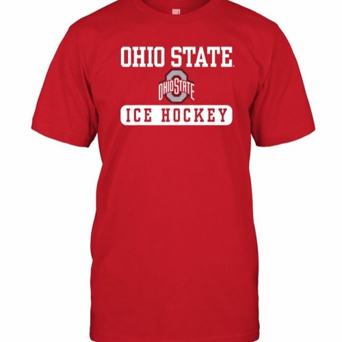 Ohio State Buckeyes NCAA Ice Hockey Red T Shirt