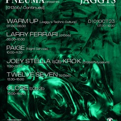 Larry Ferrari set at Jaggys Pneuma x 01366 1-10-23