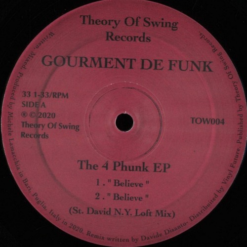 PREMIERE: Gourment De Funk - Believe [Theory Of Swing Records]