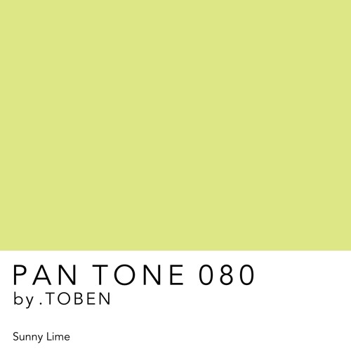 PAN TONE 080 | by .TOBEN ◎ VINYL SPECIAL ◎