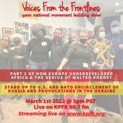 Voices Radio: Stand up to Nato & Highlights from The Genius of Walter Rodney