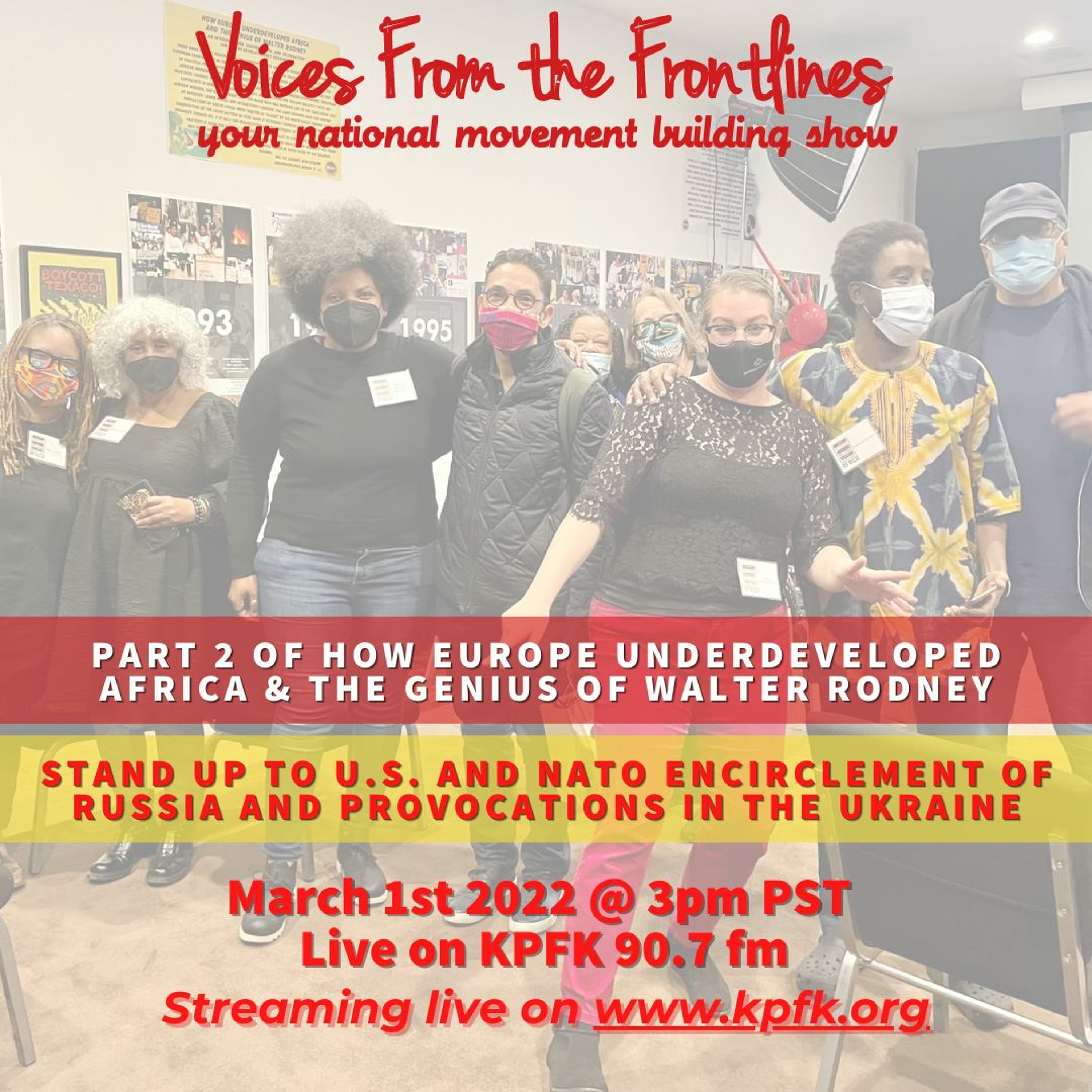 Voices Radio: Stand up to Nato & Highlights from The Genius of Walter Rodney