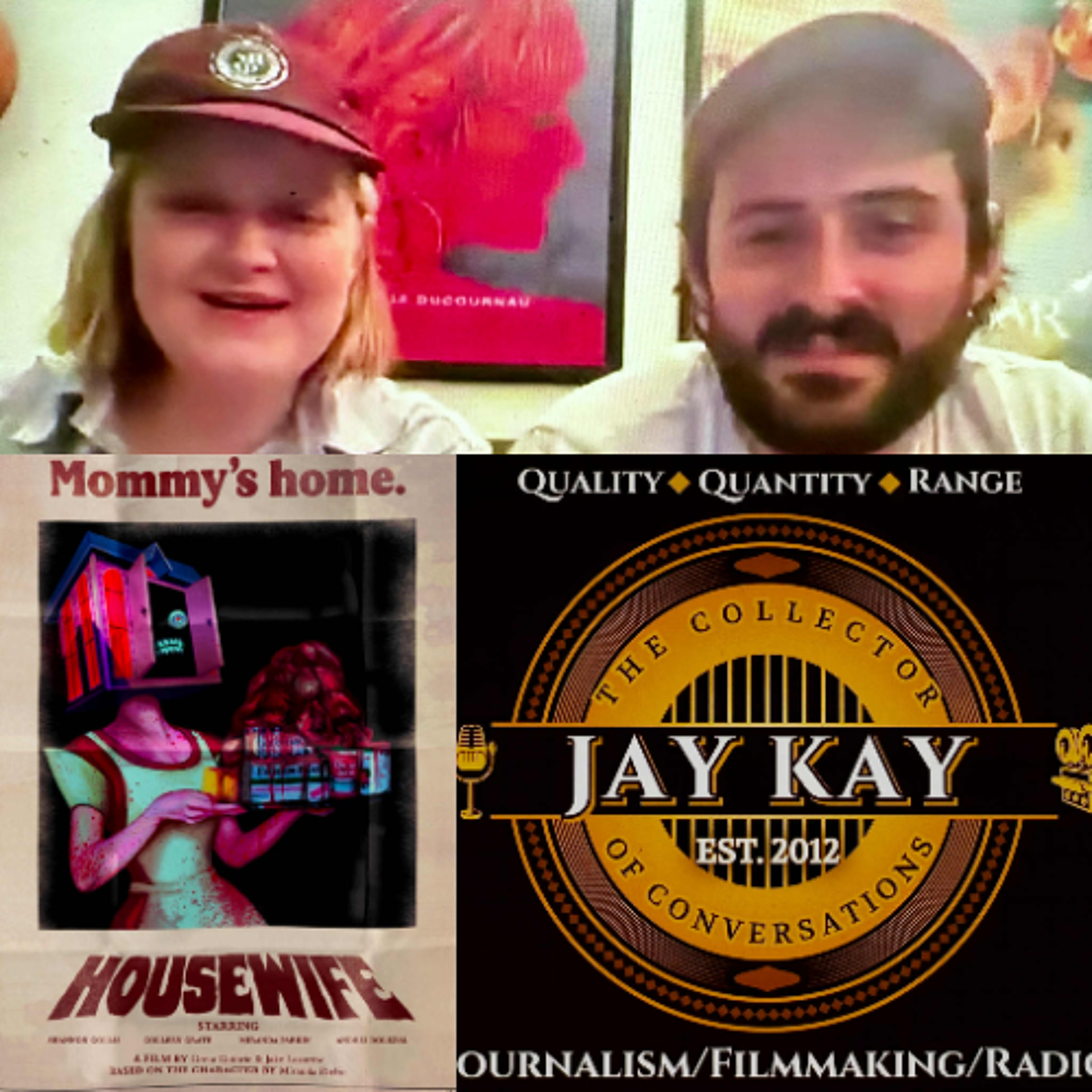 HHR Ep. 488: We continue our coverage from FilmQuest 2025 with the Filmmaking Team of Greta Guthrie & Jake Lazarow from the acclaimed short Housewife (Pt. 2) episode artwork
