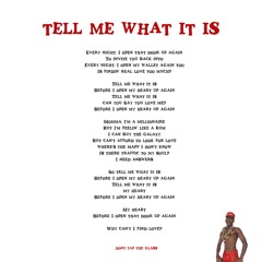 Tyler The Creator - Tell Me What It Is (Instrumental)