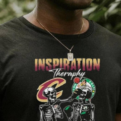 Skeletons Cleveland Cavaliers Inspiration Theraphy Sometimes Punches Make Us Better Shirt