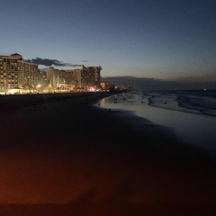 Iridescent shorelines/burning boardwalks