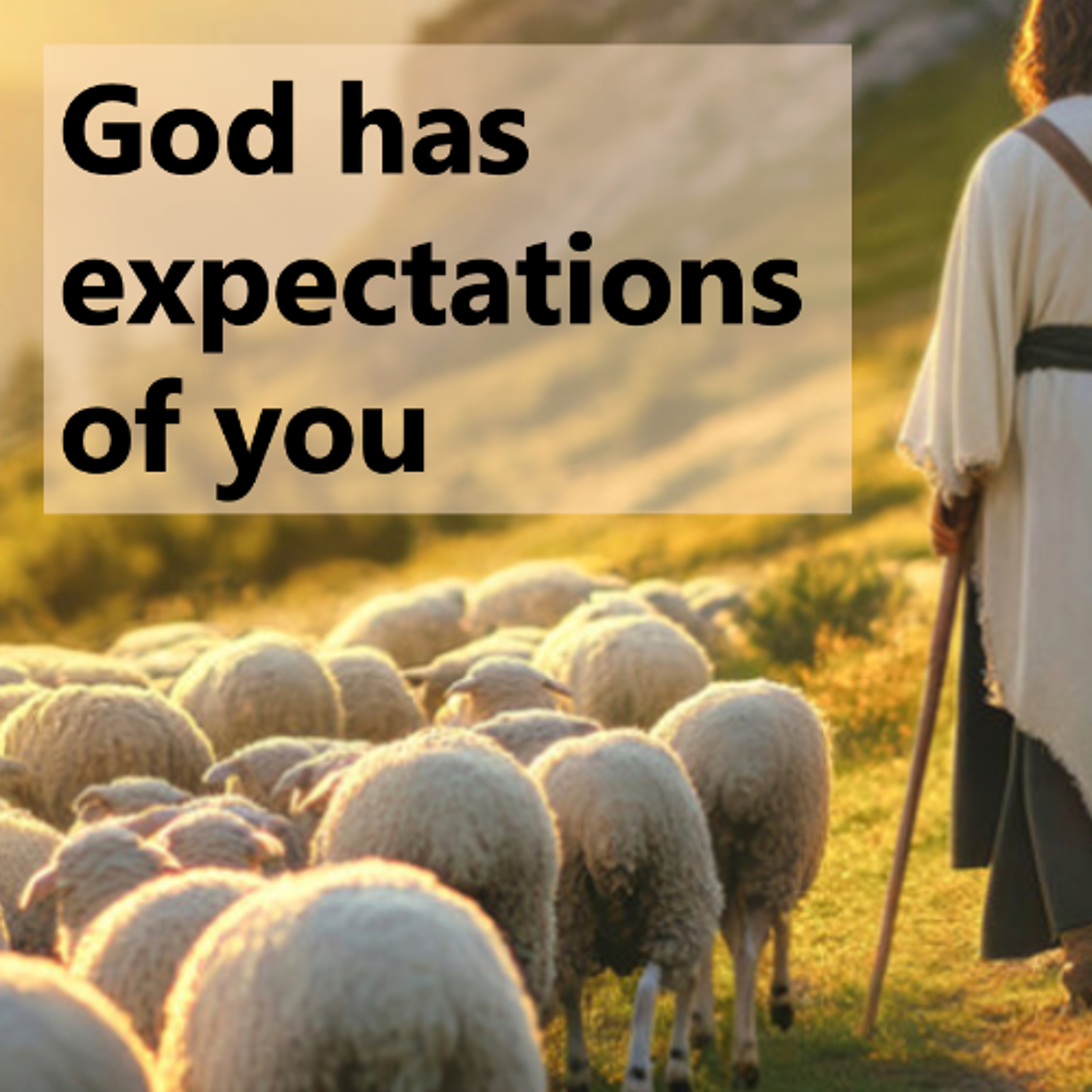 God has expectations of you