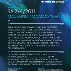 Laurent Garnier Pres L.B.S. Live @ Time Warp, Maimarkthalle, Mannheim Germany 02-04-2011