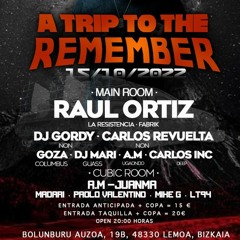 DJ GORDY - NON - A TRIP TO THE REMEMBER - SABADO 15 DE OCTUBRE 2022