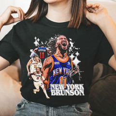 Jalen Brunson New York Knicks Basketball Signature Vintage Shirt