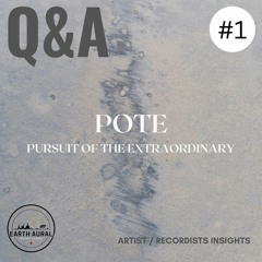 Pote - full interview - Earth Aural Q&A