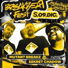 Mutantbreakz Vs Sekret Chadow , Speaker ReaLity @ Breakbeat Fest - Industrial Copera (9-12-23)