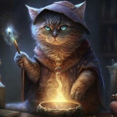 cat wizard (wizard cat) w/ nvr nvmbr