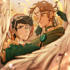 the hero and the villain are fighting in the next room -hero and villain duet-