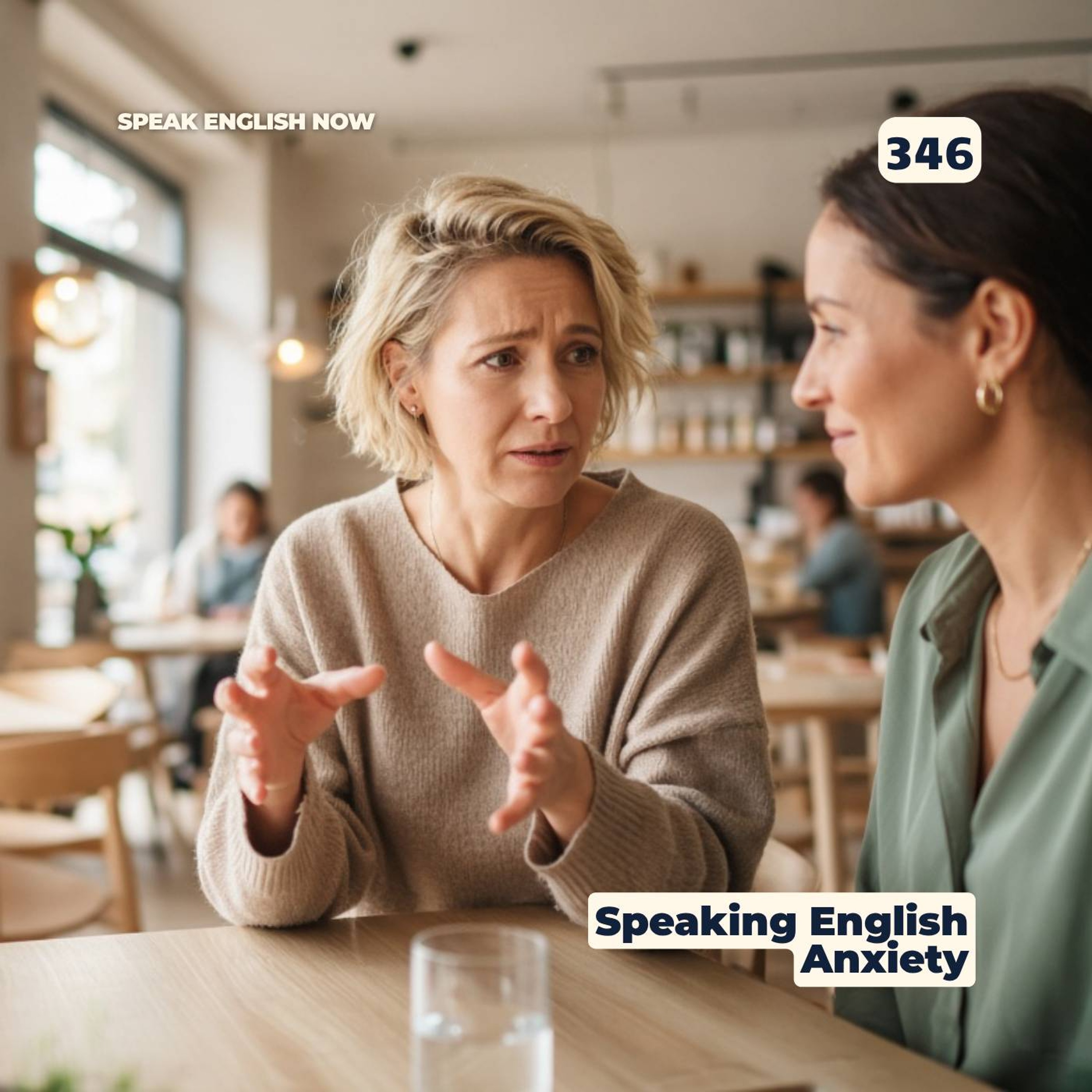 #346 Anxiety when Speaking English episode artwork