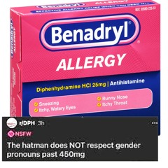 Benadryl dnb