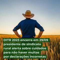 DITR 2023 encerra em 30 de setembro