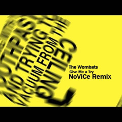 THE WOMBATS - GIVE ME A TRY (NoViCe REMIX)