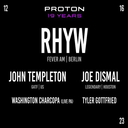 Rhyw - Live at Proton 19 -2023-12-16