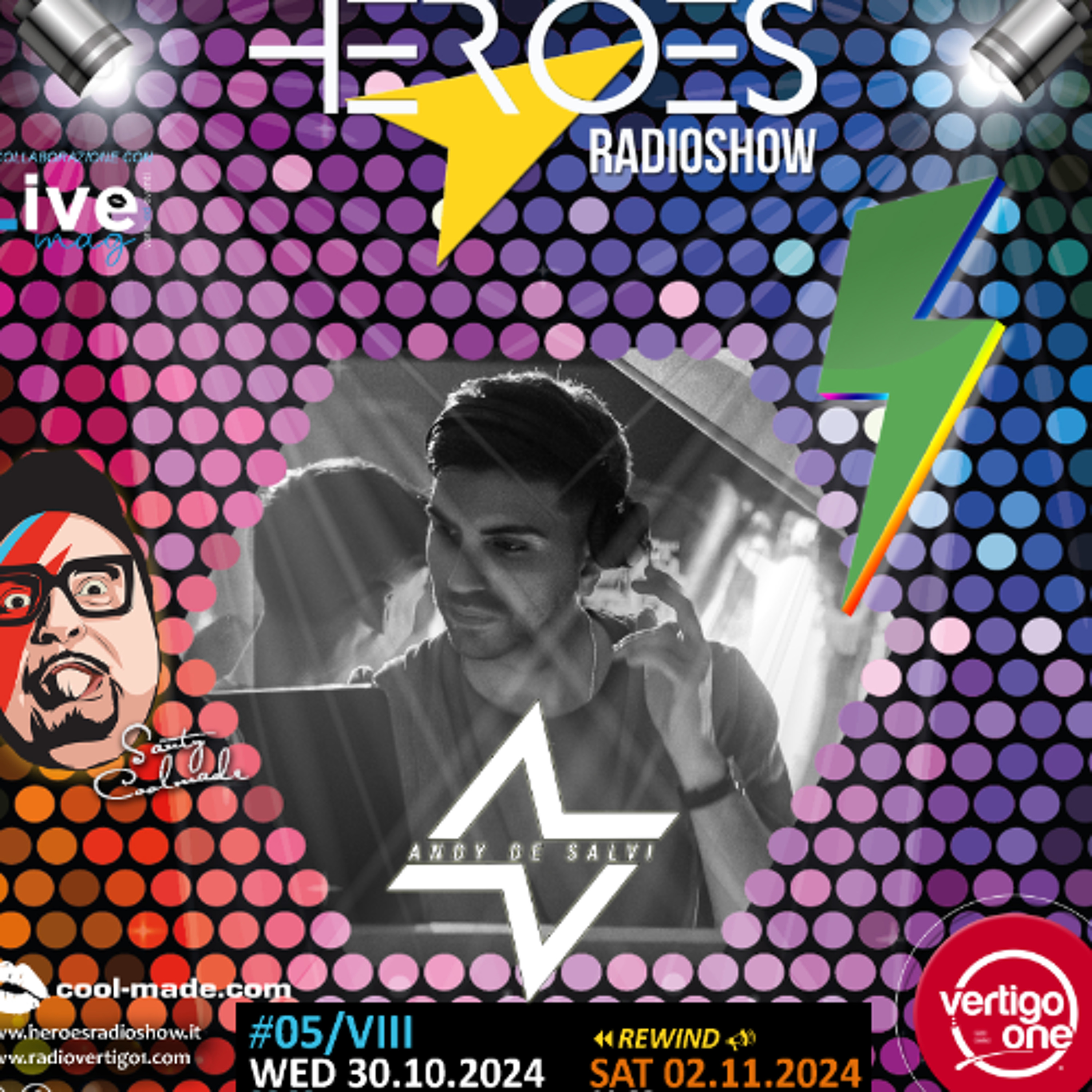 05/2024-25> HEROES RadioShow - Special Guest ANDY DE SALVI episode artwork