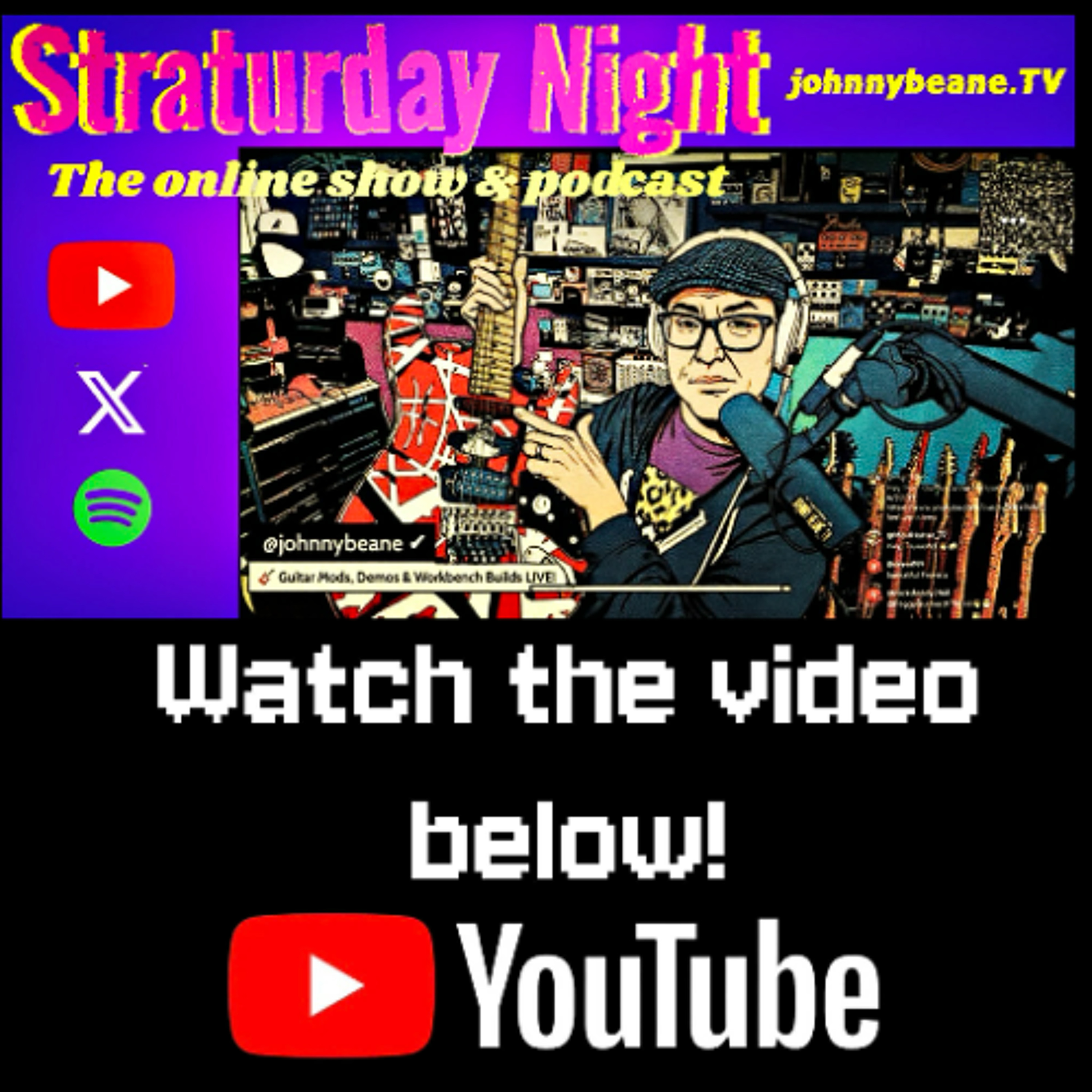 STRATURDAY NIGHT 🎸 Van Halen Guitars, Live Show Clips, Steve Vai & AI Music #StraturdayNight 1/3/26 episode artwork