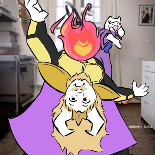 Asgore Running Over Dess With Lyrics