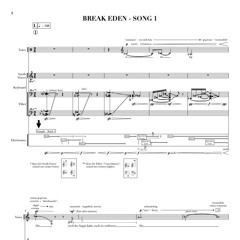 Clemens Gadenstätter/Lisa Spalt (Text): Break Eden – Song 1 (Songs of Sirenes)