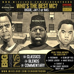 Djnonnynonn Who's The Best MC - Biggie, Jay Z Or Nas Vol. 1 (DIRTY)